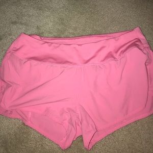 Nike pink running shorts